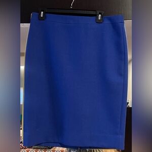 J. Crew Classic Blue Pencil Skirt and J.Crew Classic mustard yellow pencil skirt